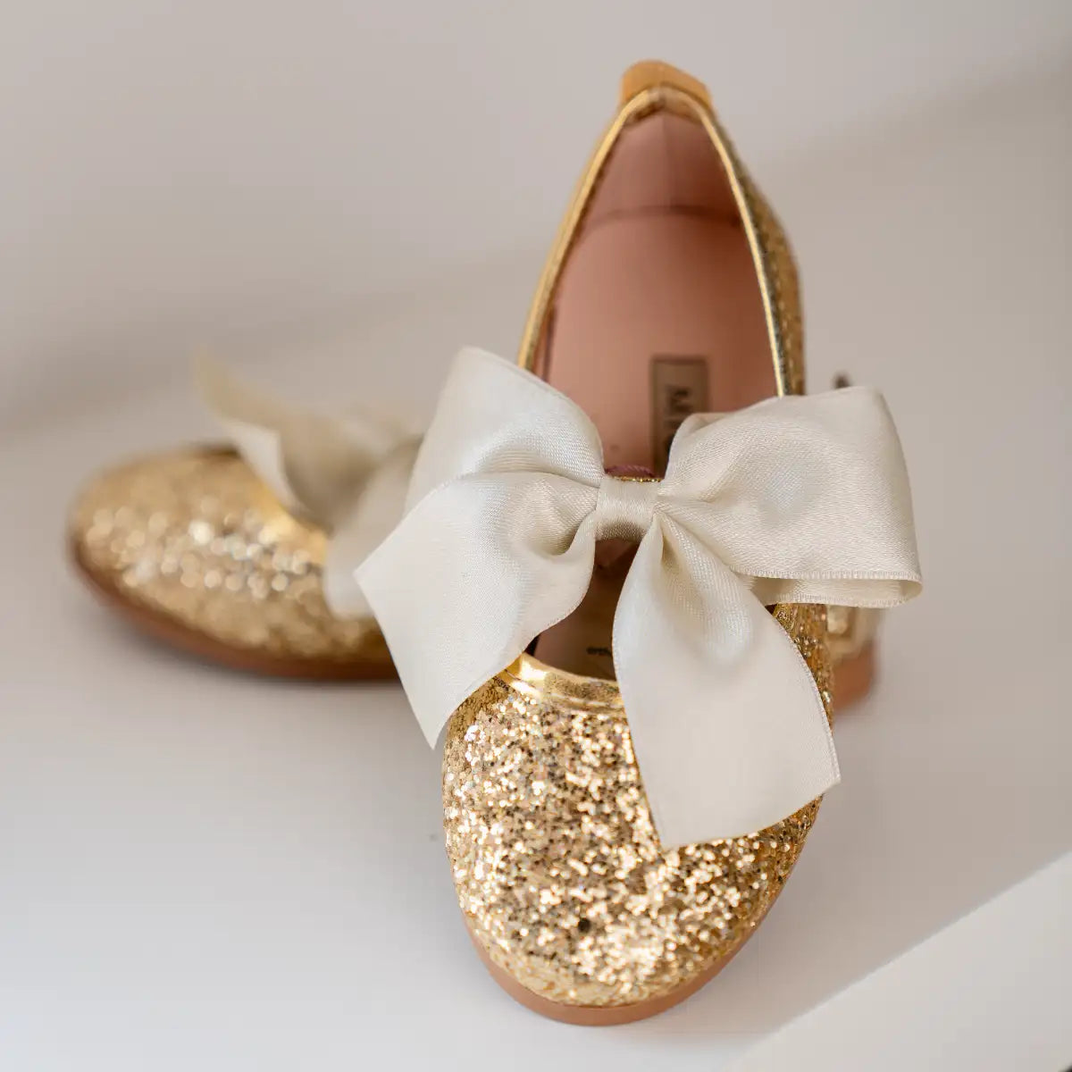 Glitter Bow Shoes