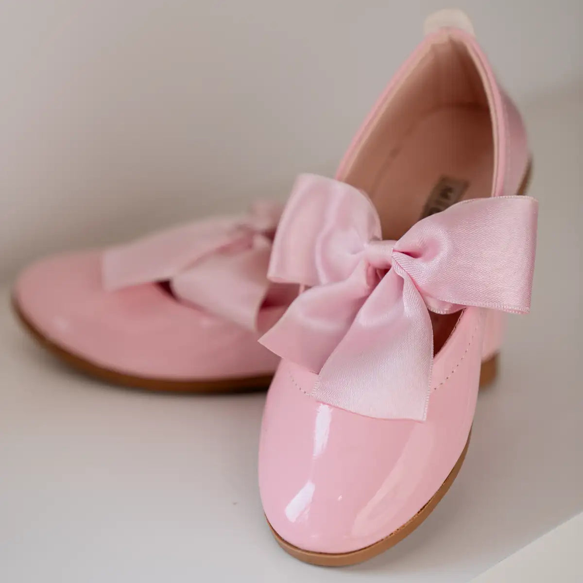 Blush Bow Shoes