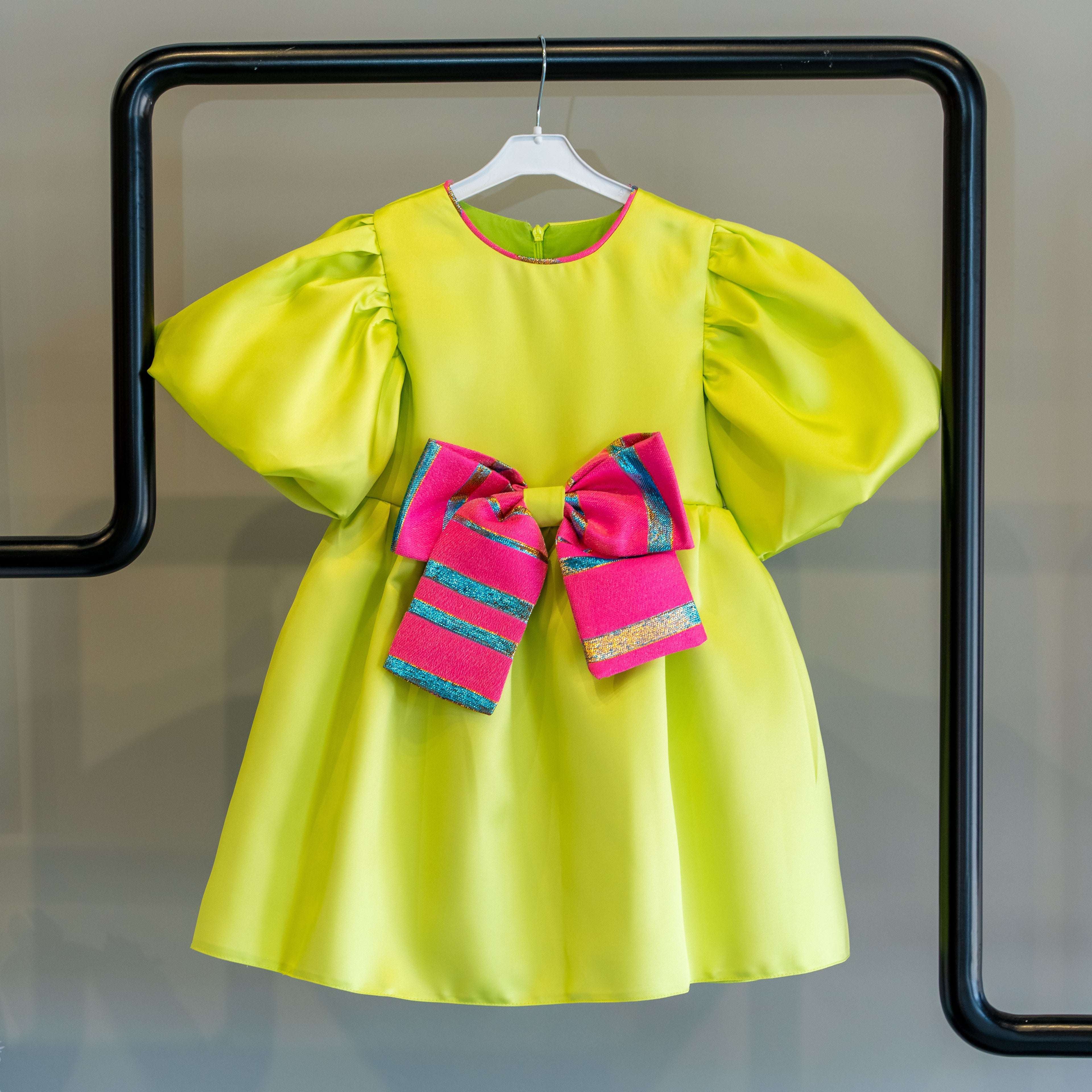 Neon Bow Dress