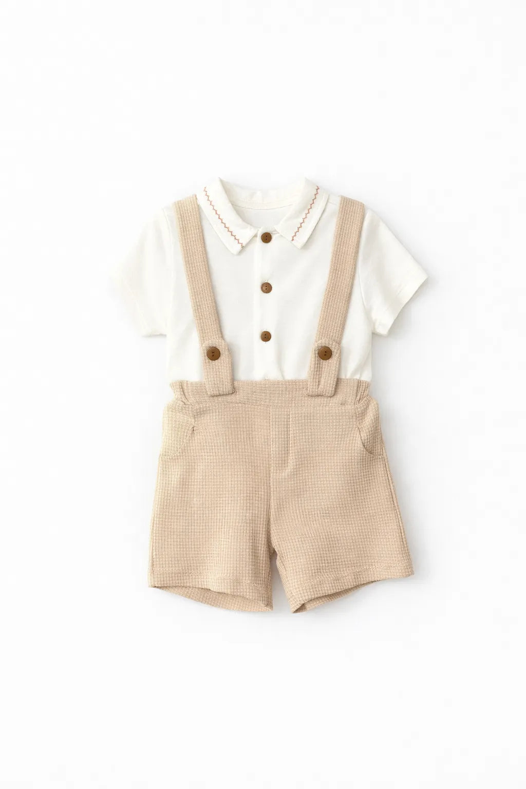 Baby boy cotton shirt set