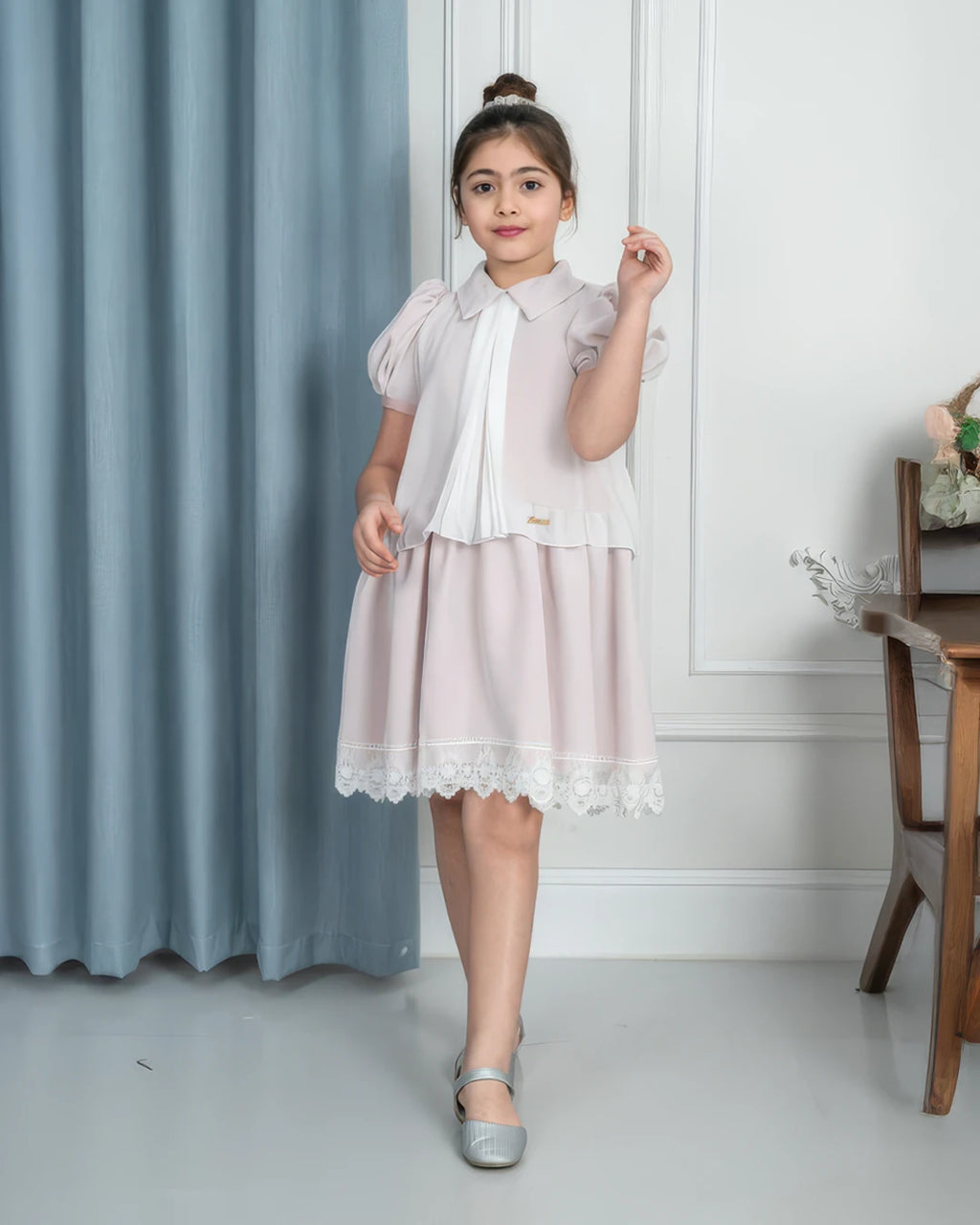 Dantel Purple Dress