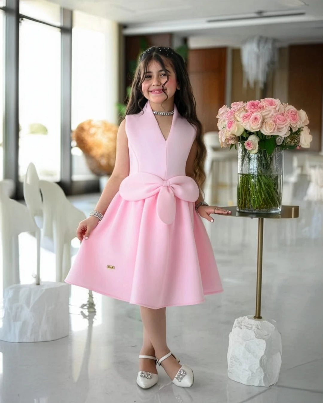 High Neck Dress