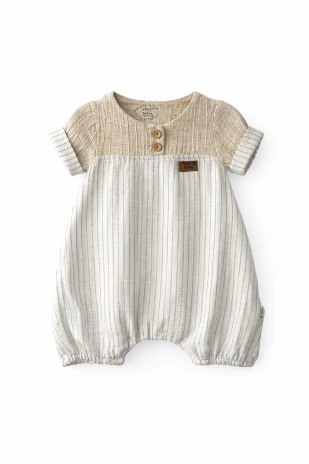 Lightweight baby boy overall