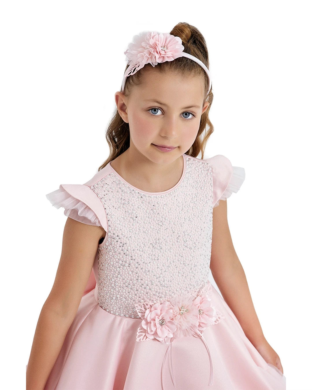 Pearled Plated Dress