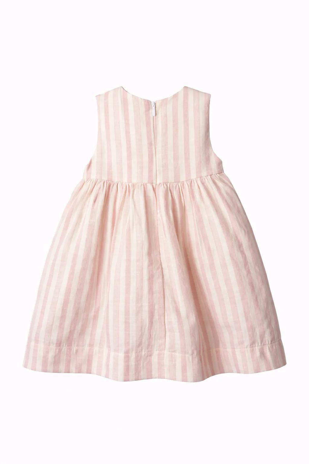Baby girl, cotton dress with bow detail