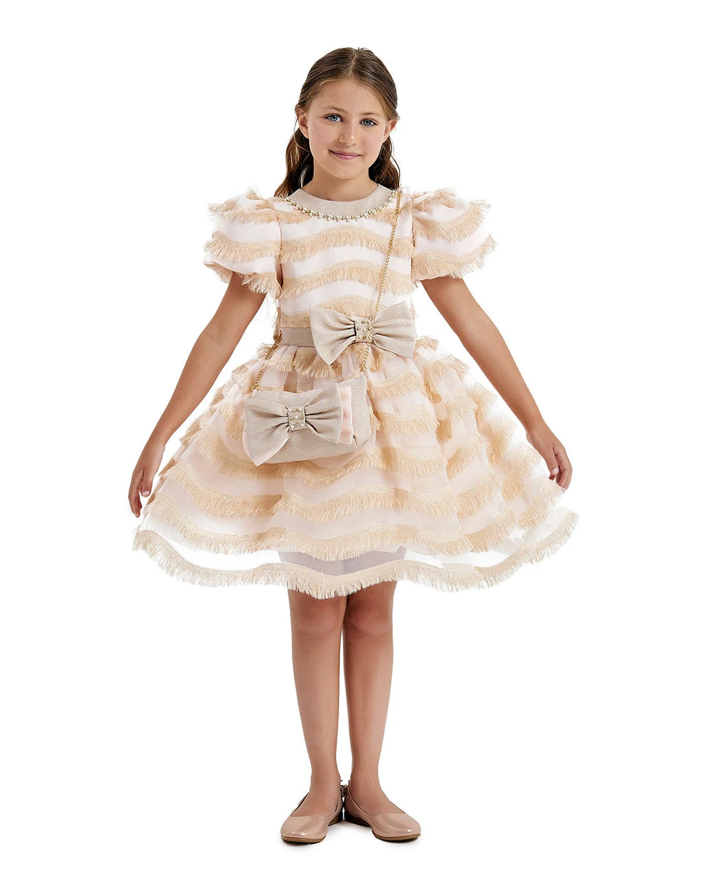 Golden Layers Dress