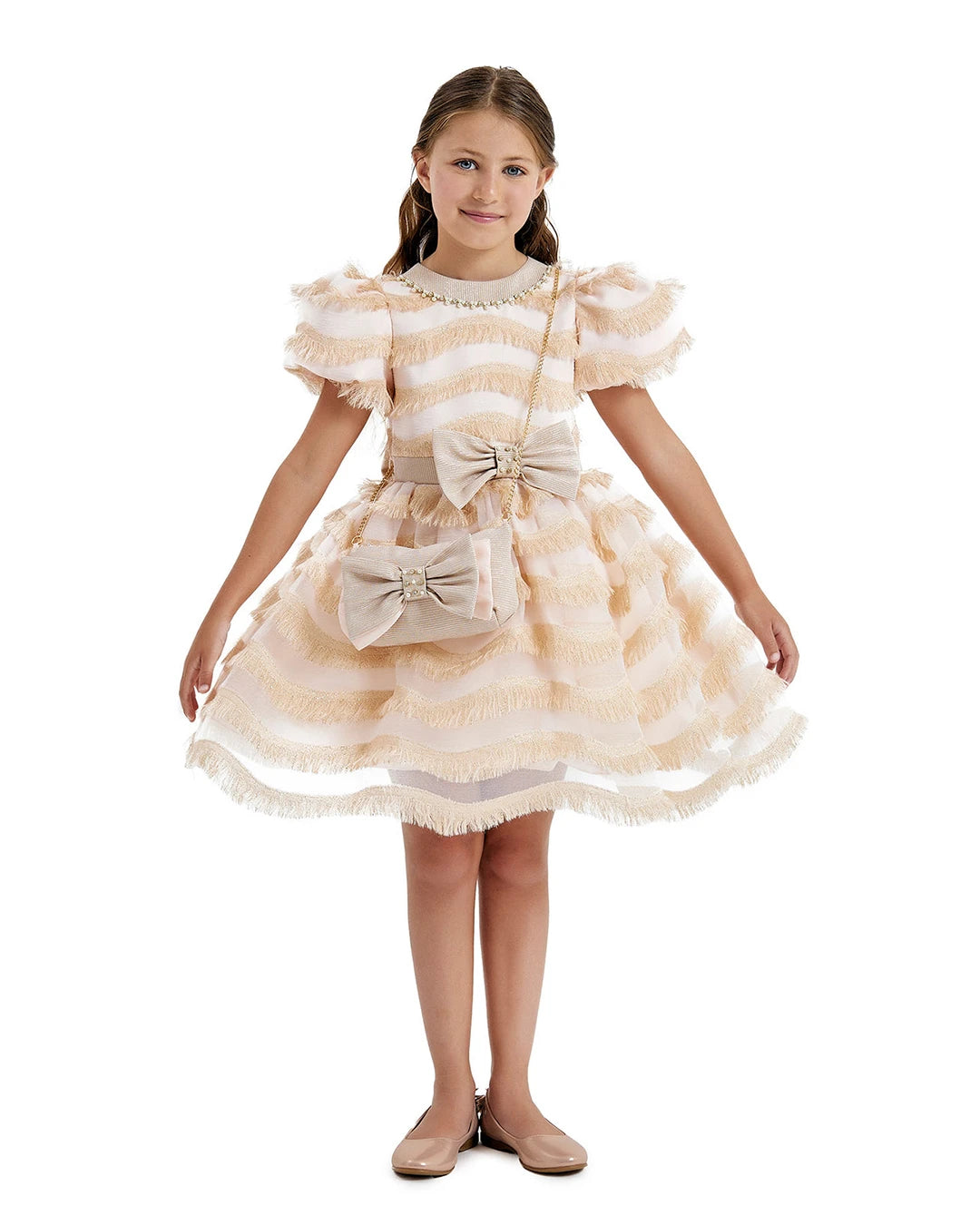 Golden Layers Dress
