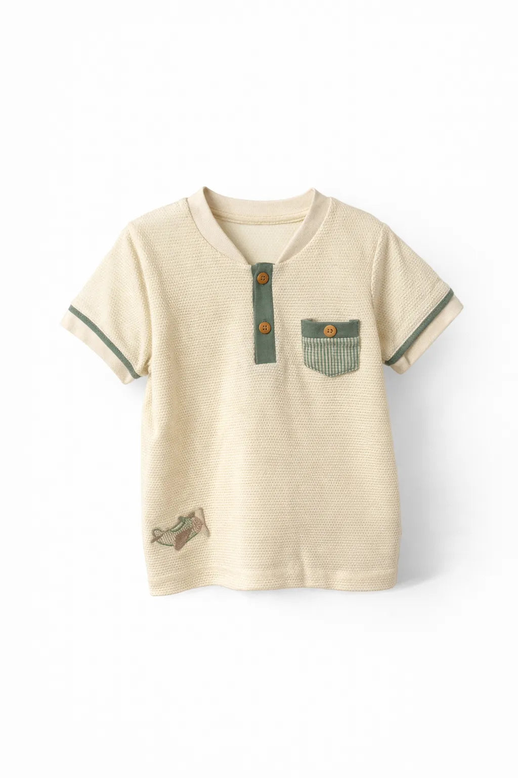 Baby boy cotton T-shirt & short set