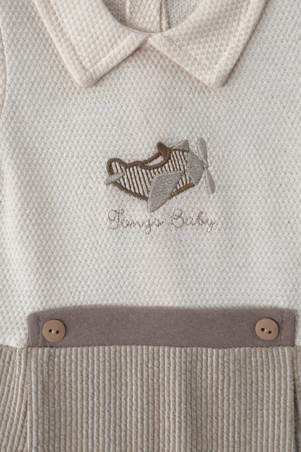 Baby Boy Cotton Airplane Overall