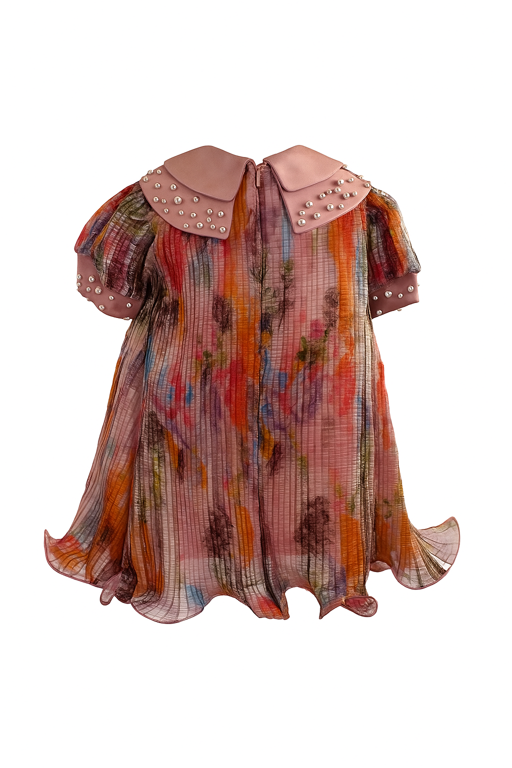 Pearled Neck Dress