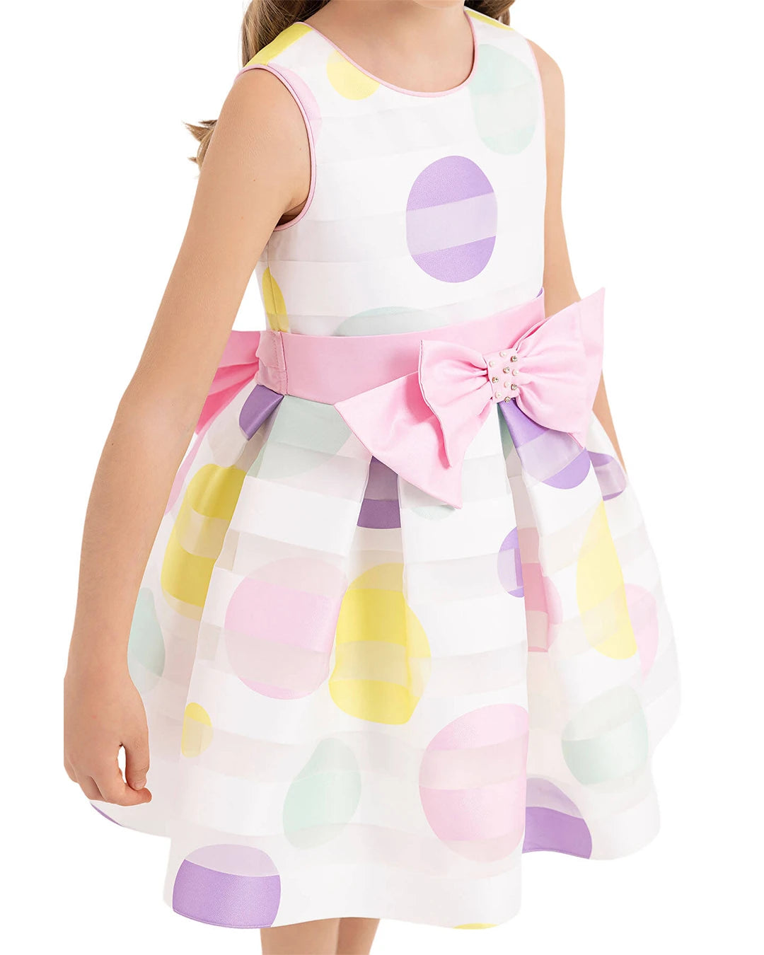 Colored balloon dress