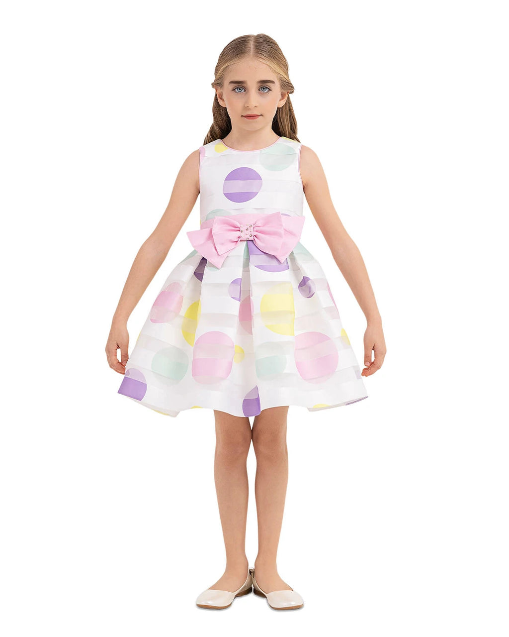 Colored balloon dress
