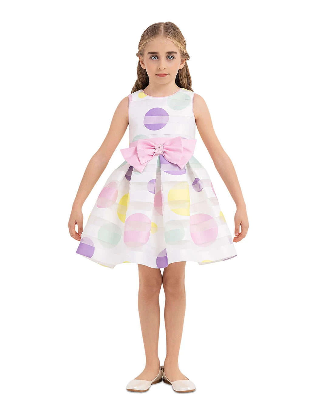 Colored balloon dress