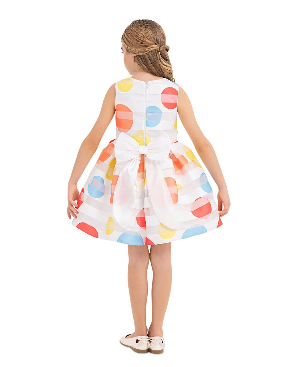 Colored balloon dress