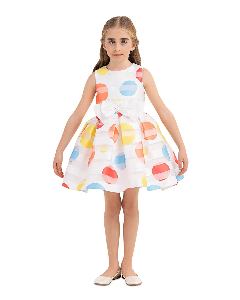 Colored balloon dress