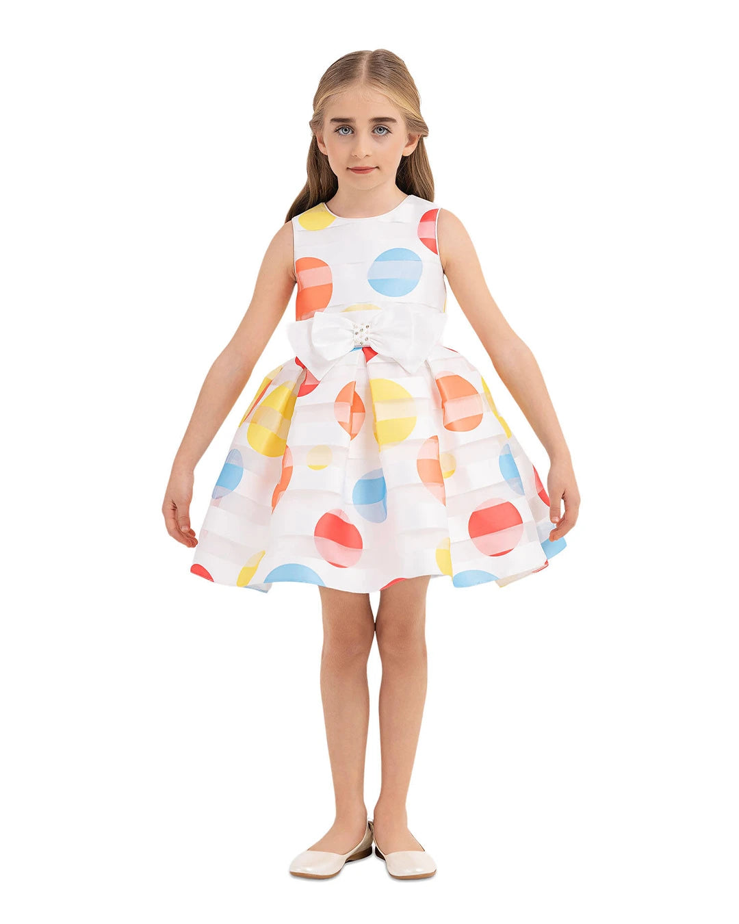 Colored balloon dress