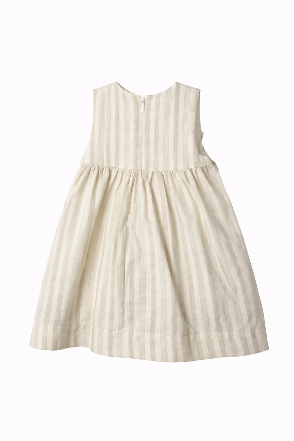 Baby girl, cotton dress with bow detail