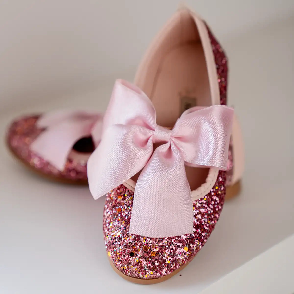Glitter Bow Shoes