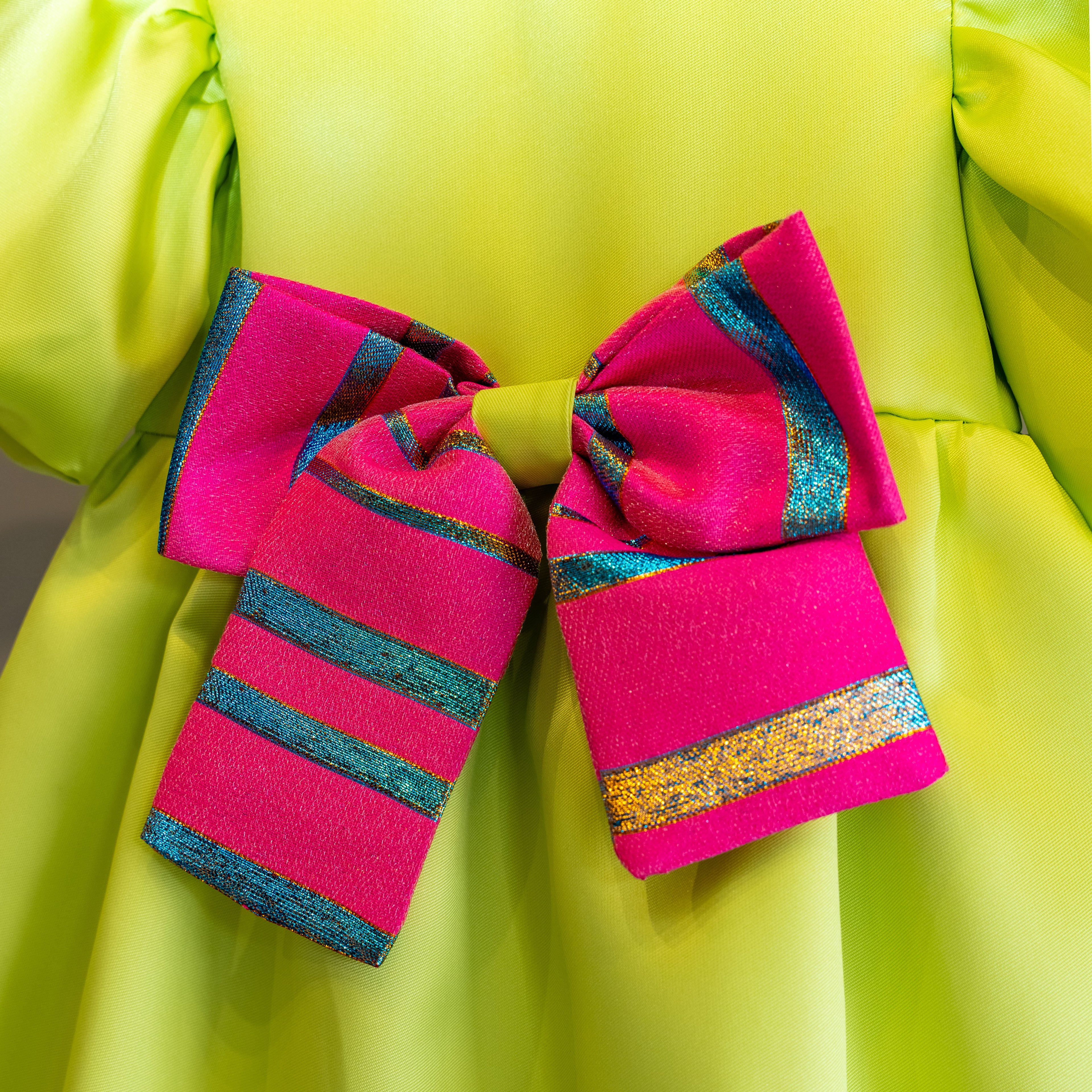 Neon Bow Dress