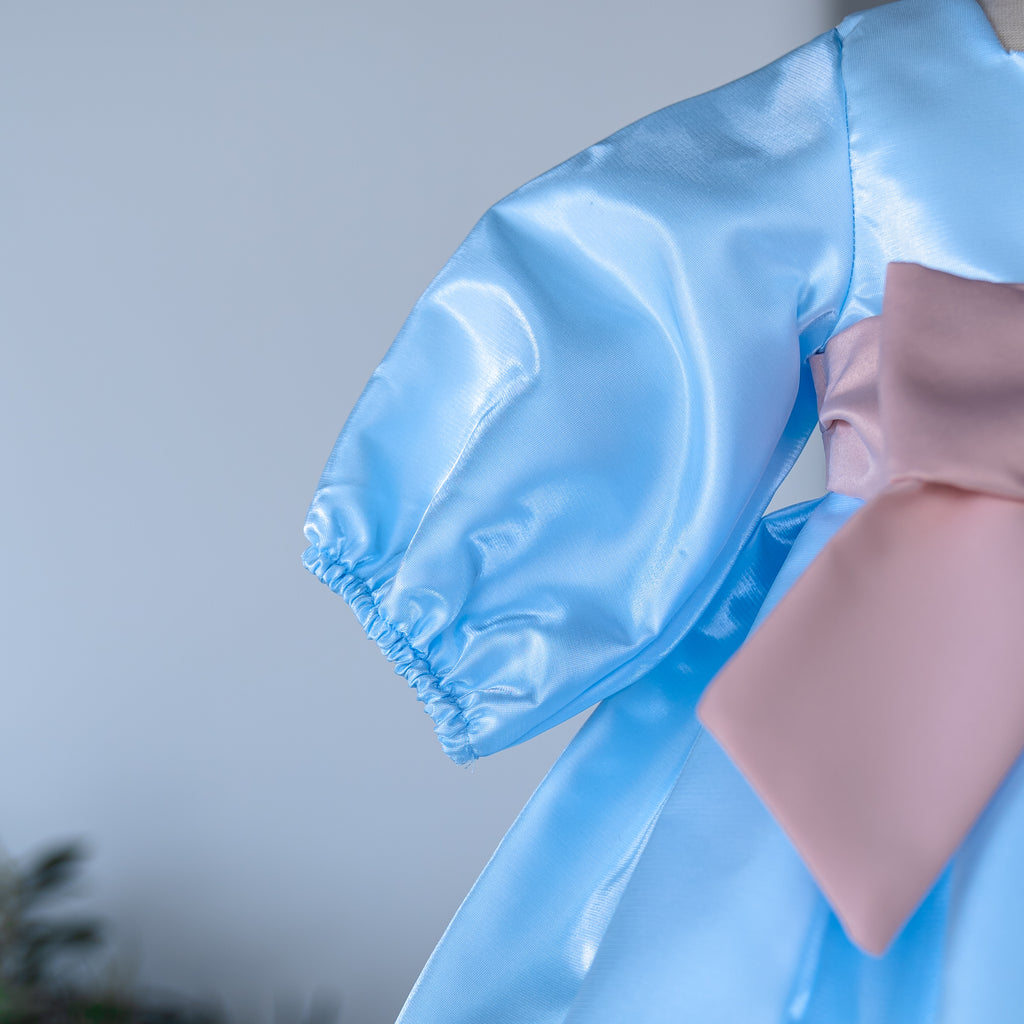 Satin Sky Dress