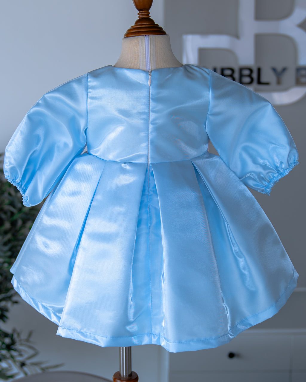 Satin Sky Dress