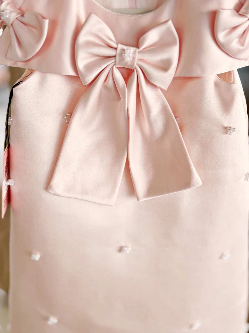 Blush Bow Dress