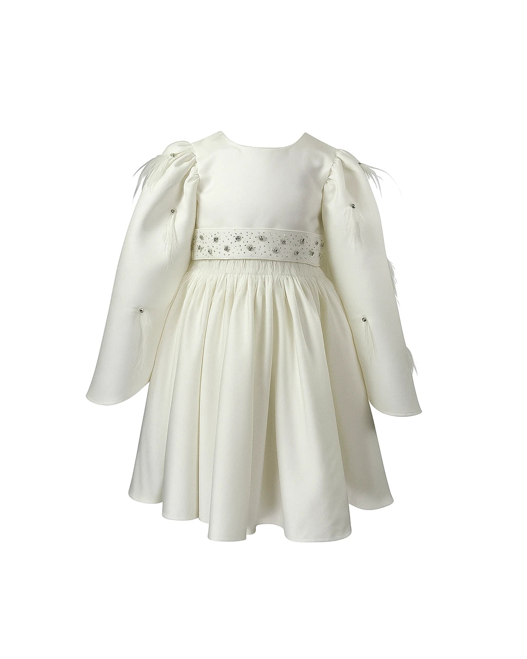 Shoulder Furr Dress