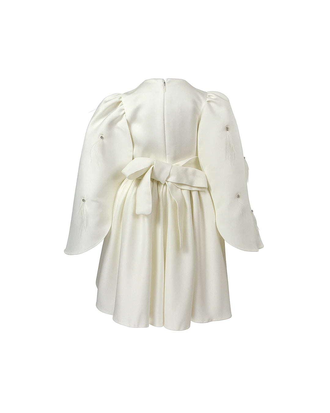 Shoulder Furr Dress