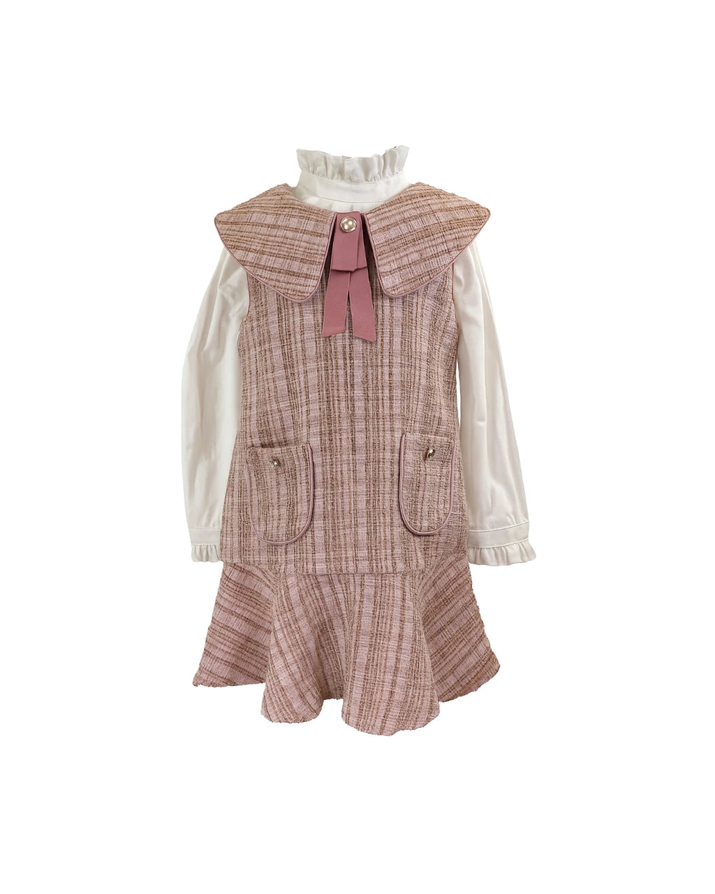 Rose Tweed Dress