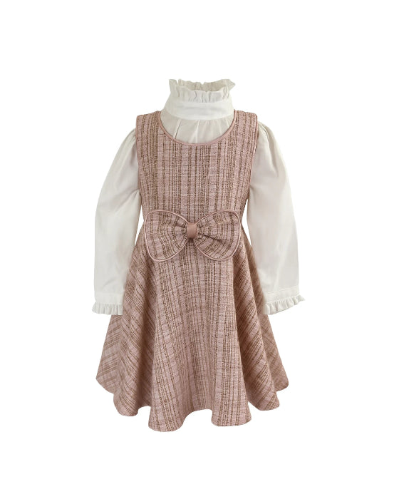 Bow Tweed Dress