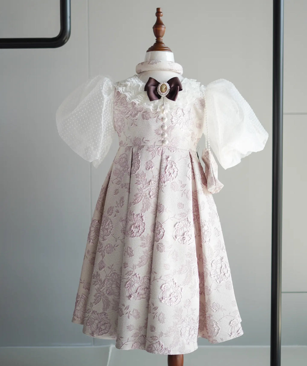 Vintage Jacquard Dress