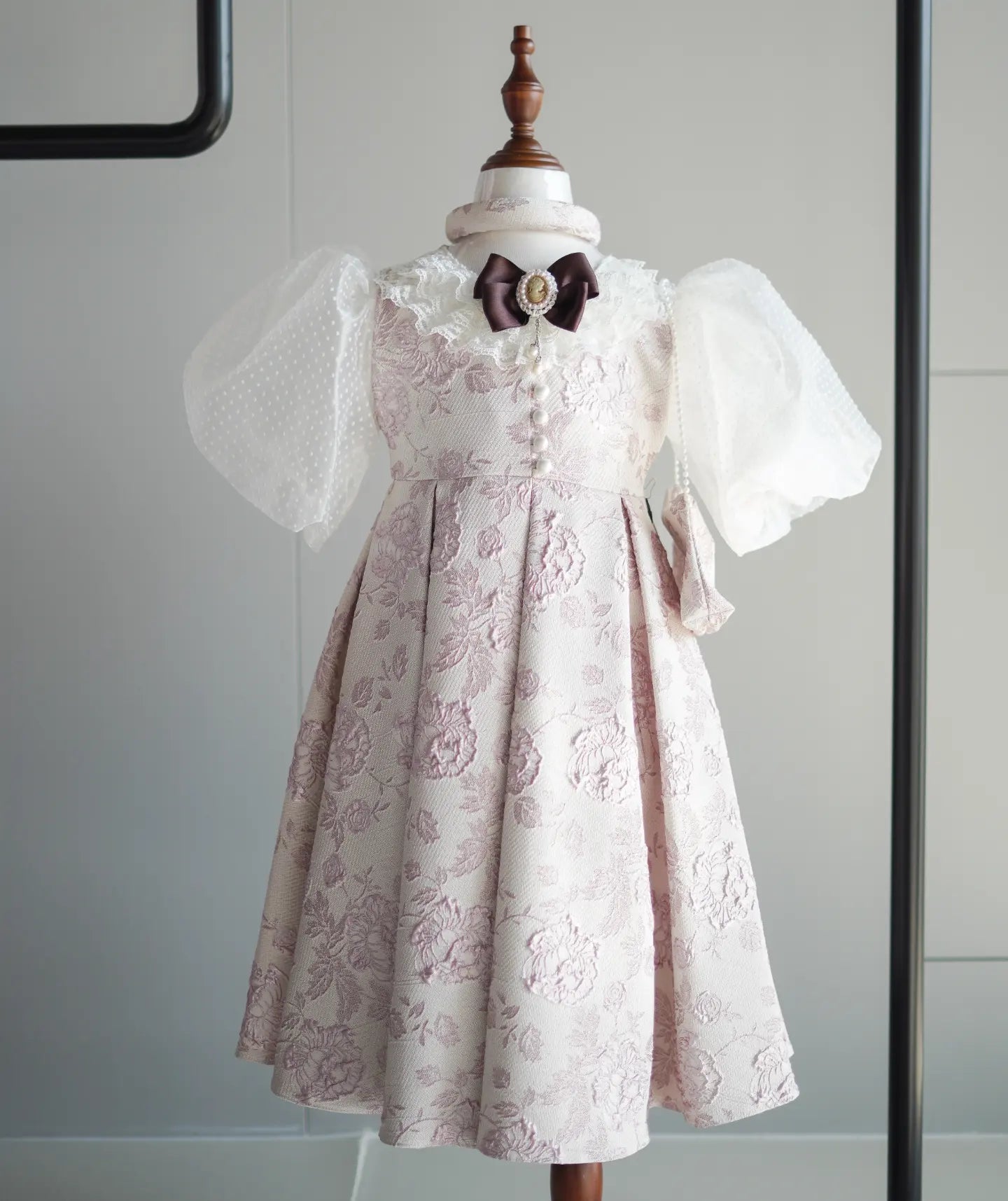 Vintage Jacquard Dress