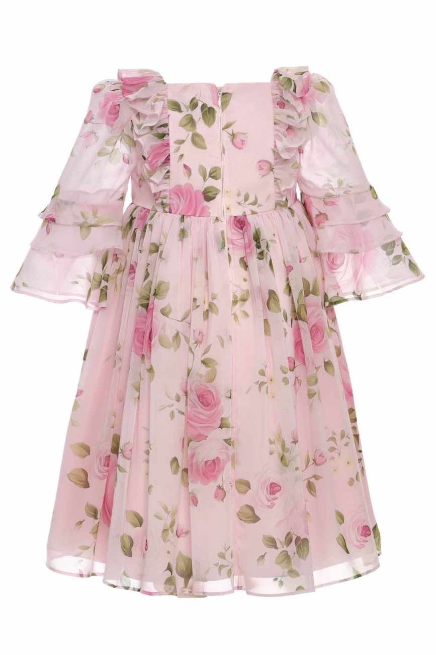 Blush Rose Floral Dress
