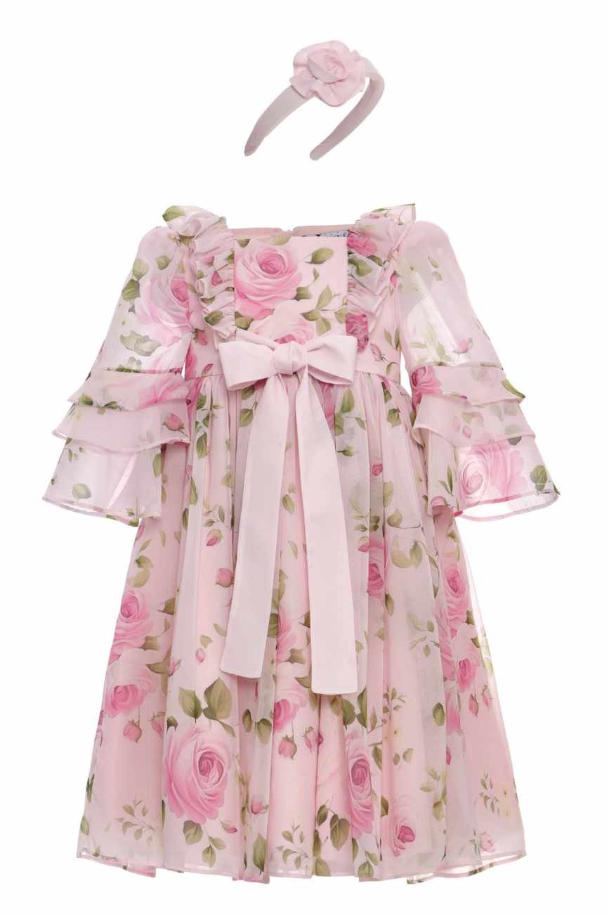 Blush Rose Floral Dress