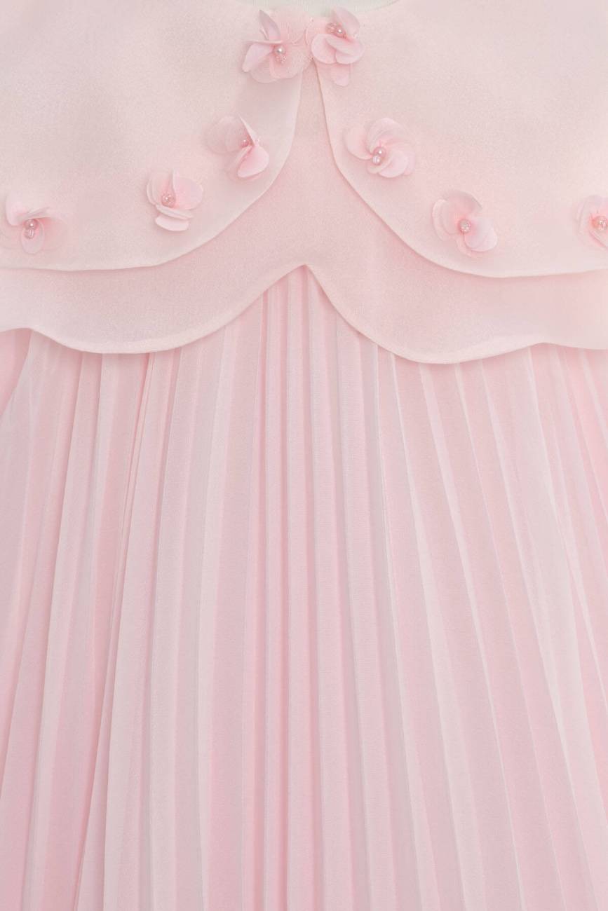 Soft Bloom Cape Dress