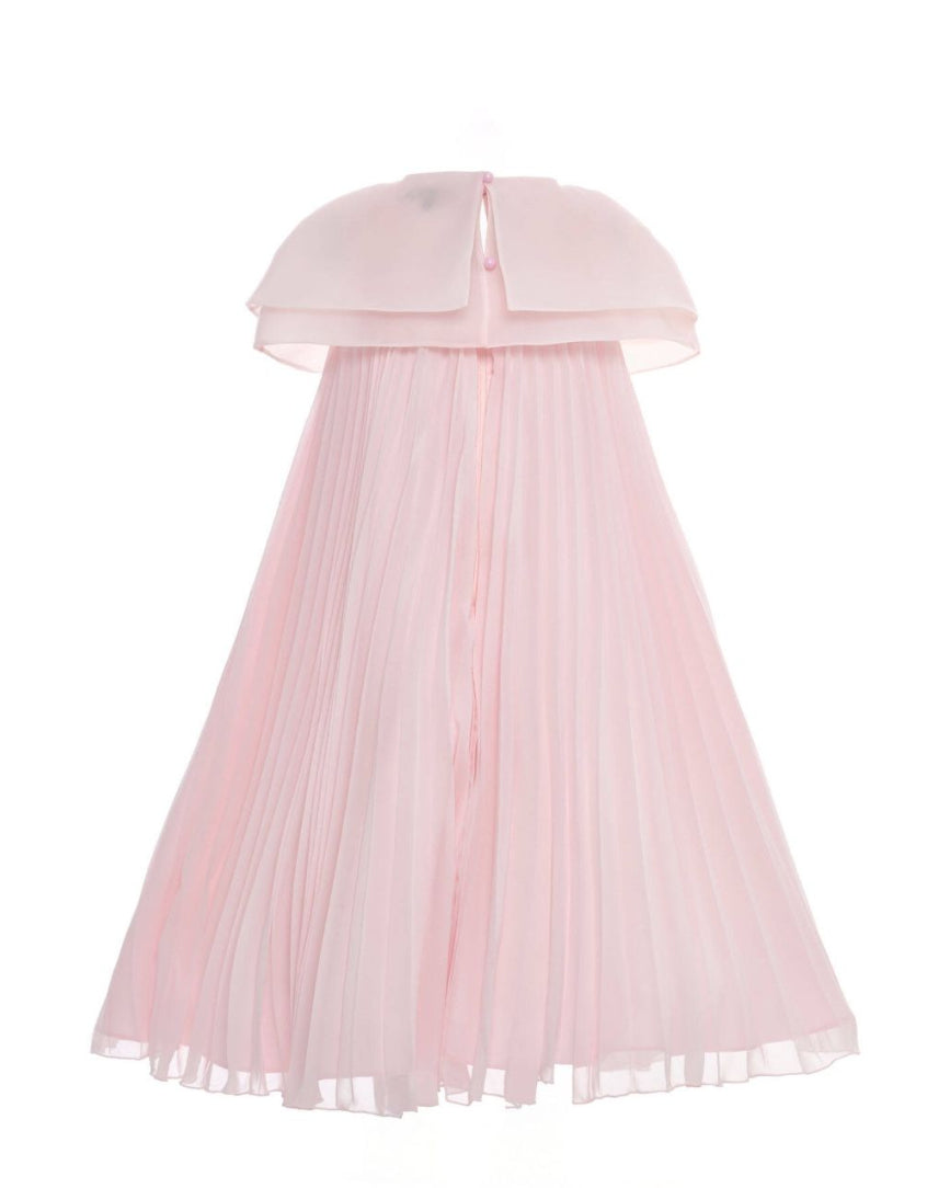 Soft Bloom Cape Dress