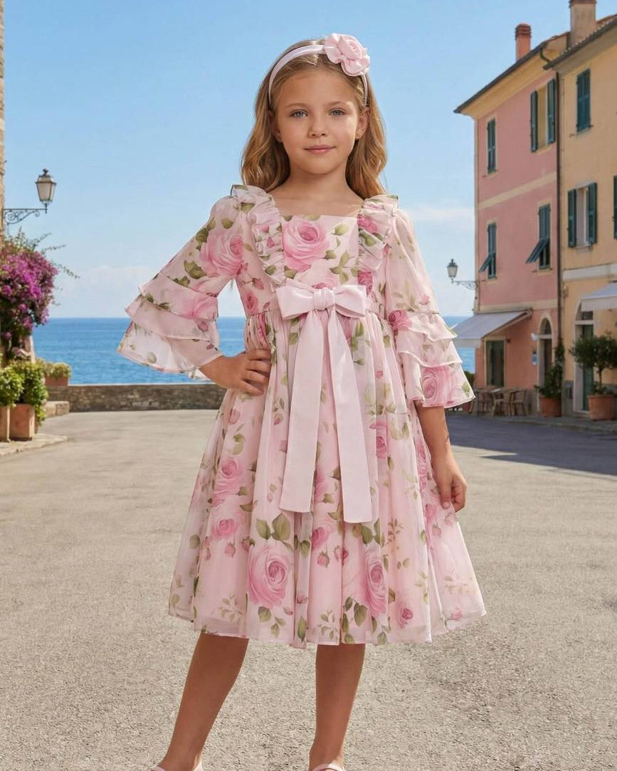 Blush Rose Floral Dress