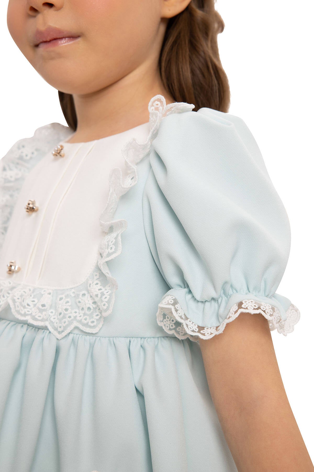 Teddy bow Baby Dress