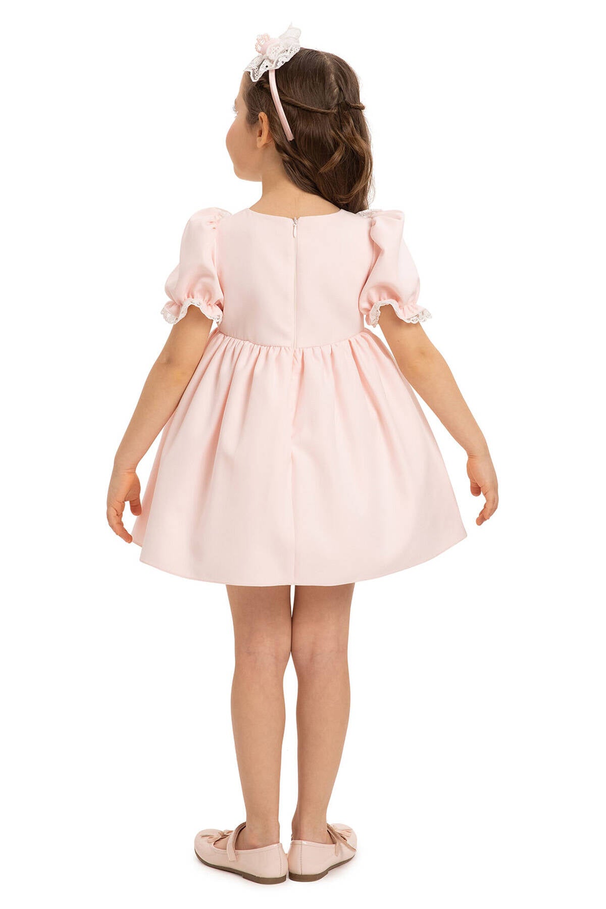 Teddy bow Baby Dress