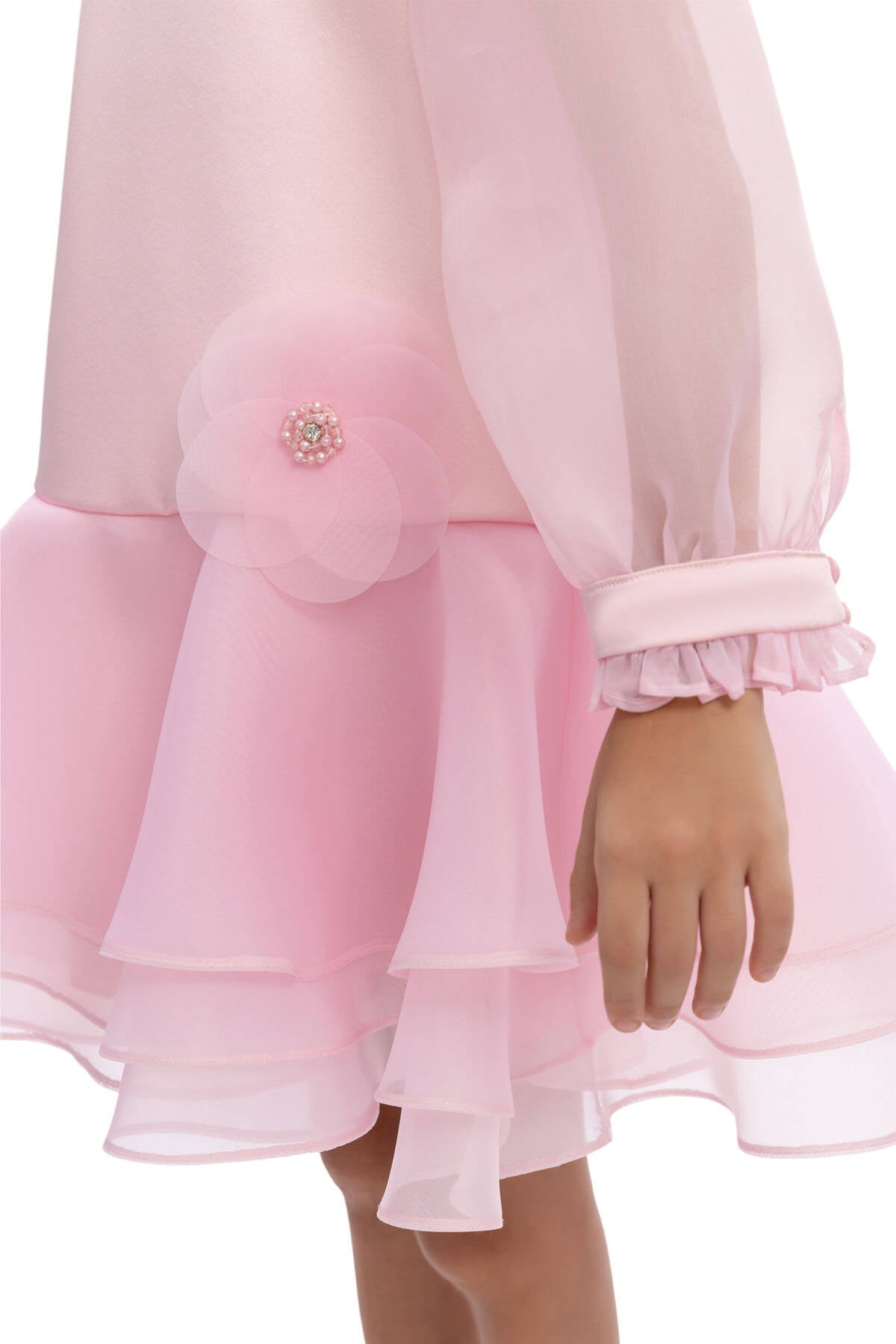 Girl Pink Organza Dress